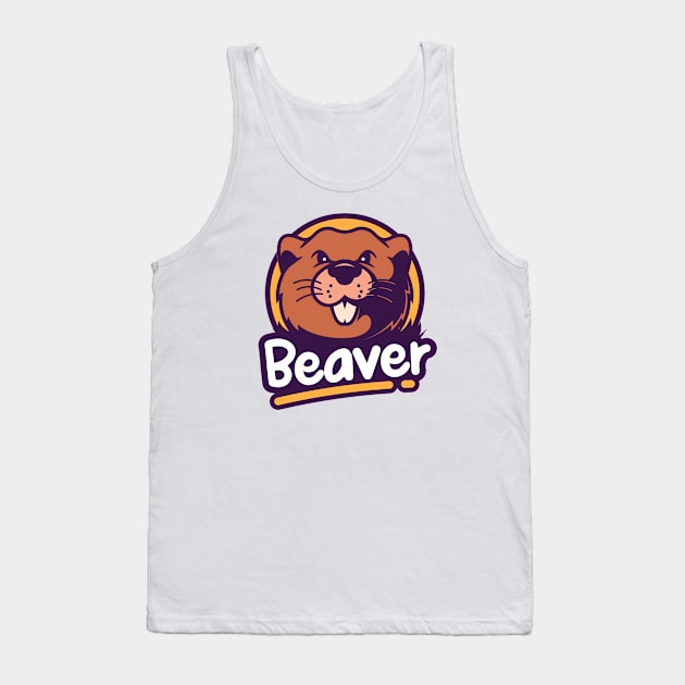 Beaver Tank Top by haallArt